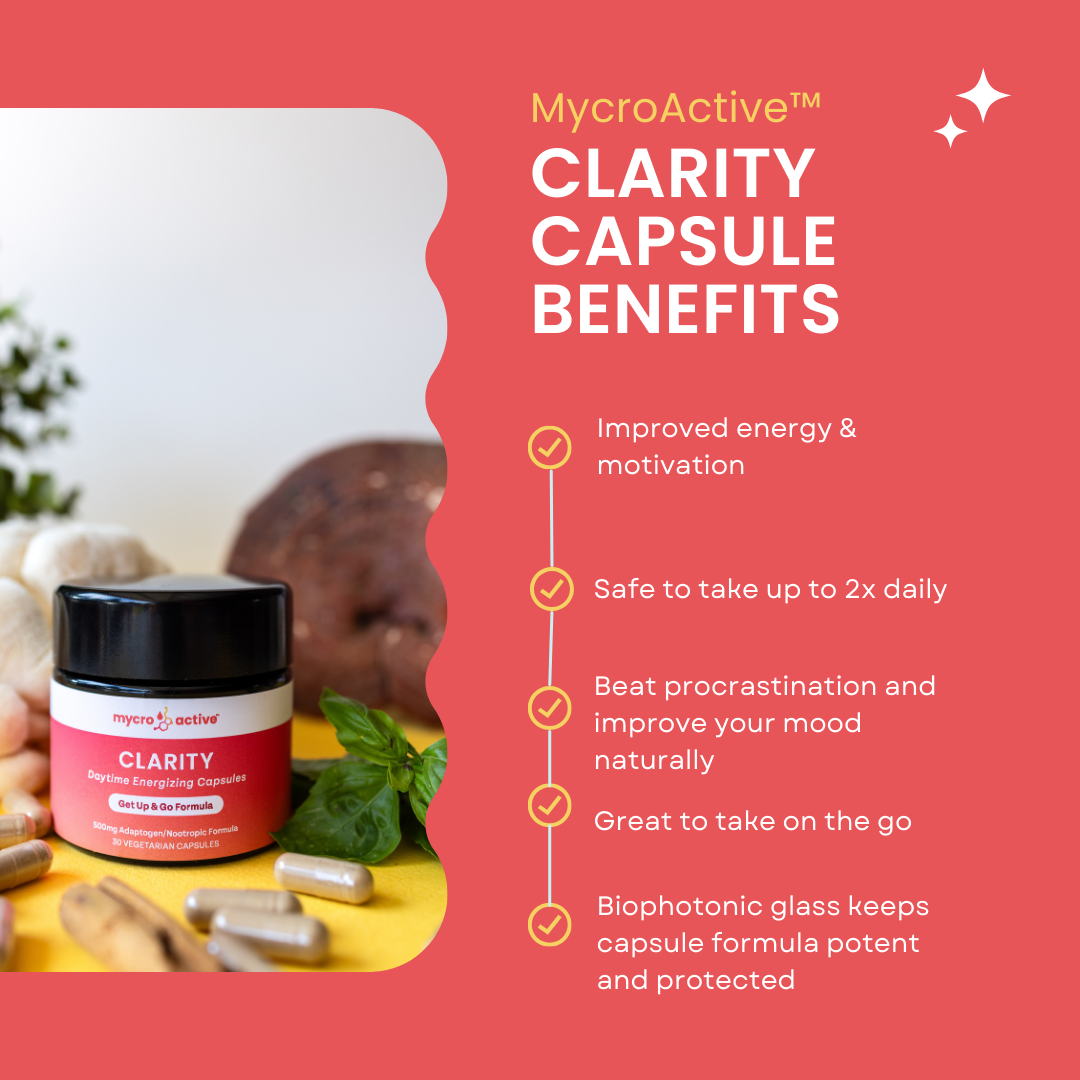 MycroActive™ CLARITY Adaptogen Energizing Capsules - 30ct