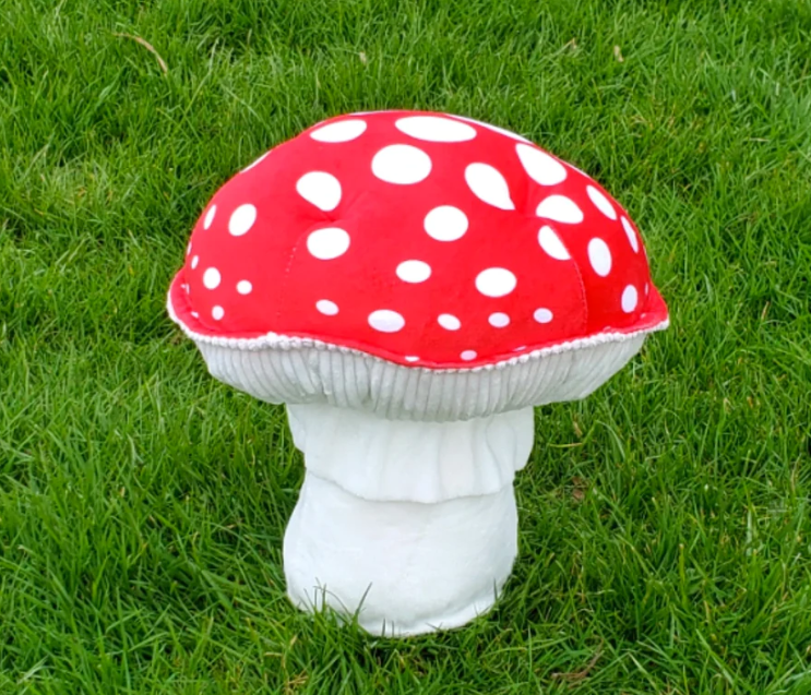 Emotional Support Mushroom - Stuffed Amanita Plushroom