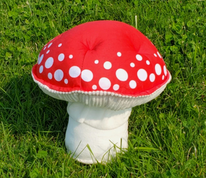 Emotional Support Mushroom - Stuffed Amanita Plushroom