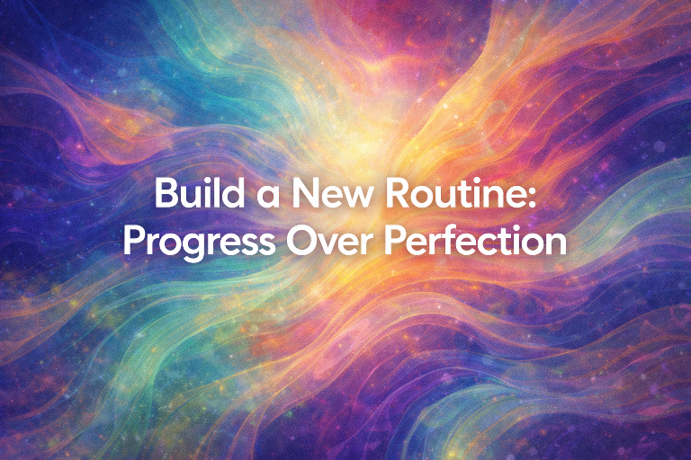 Build a New Routine: Progress Over Perfection