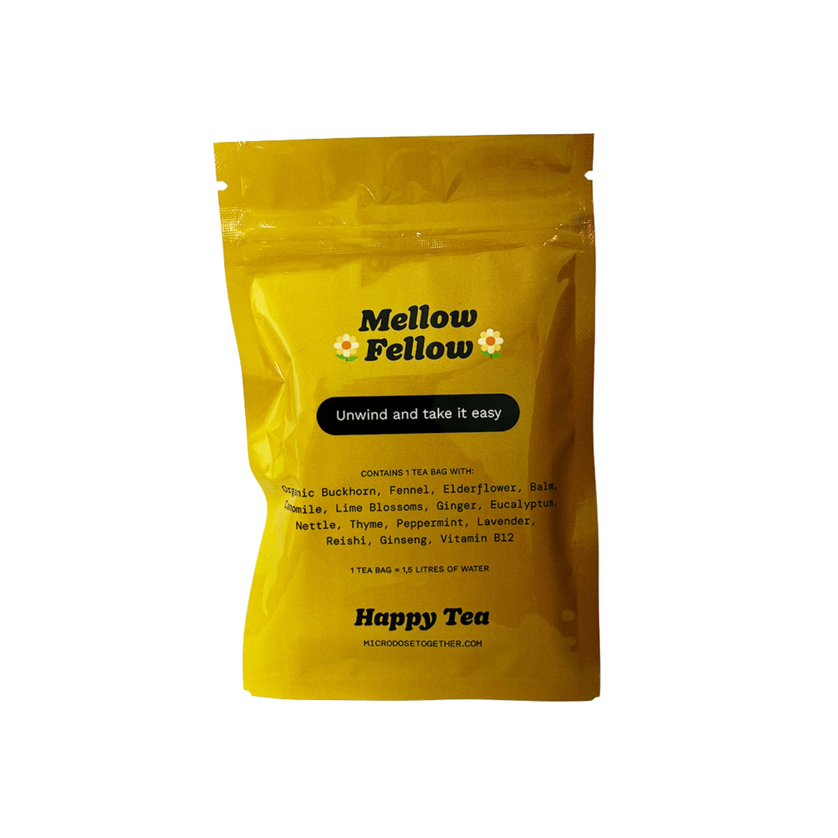 Happy Tea™ Mellow Fellow Multi-Serving Nootropic Infusion
