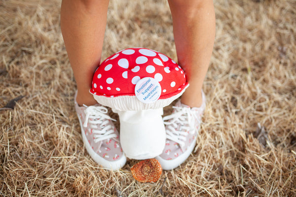 Emotional Support Mushroom - Stuffed Amanita Plushroom