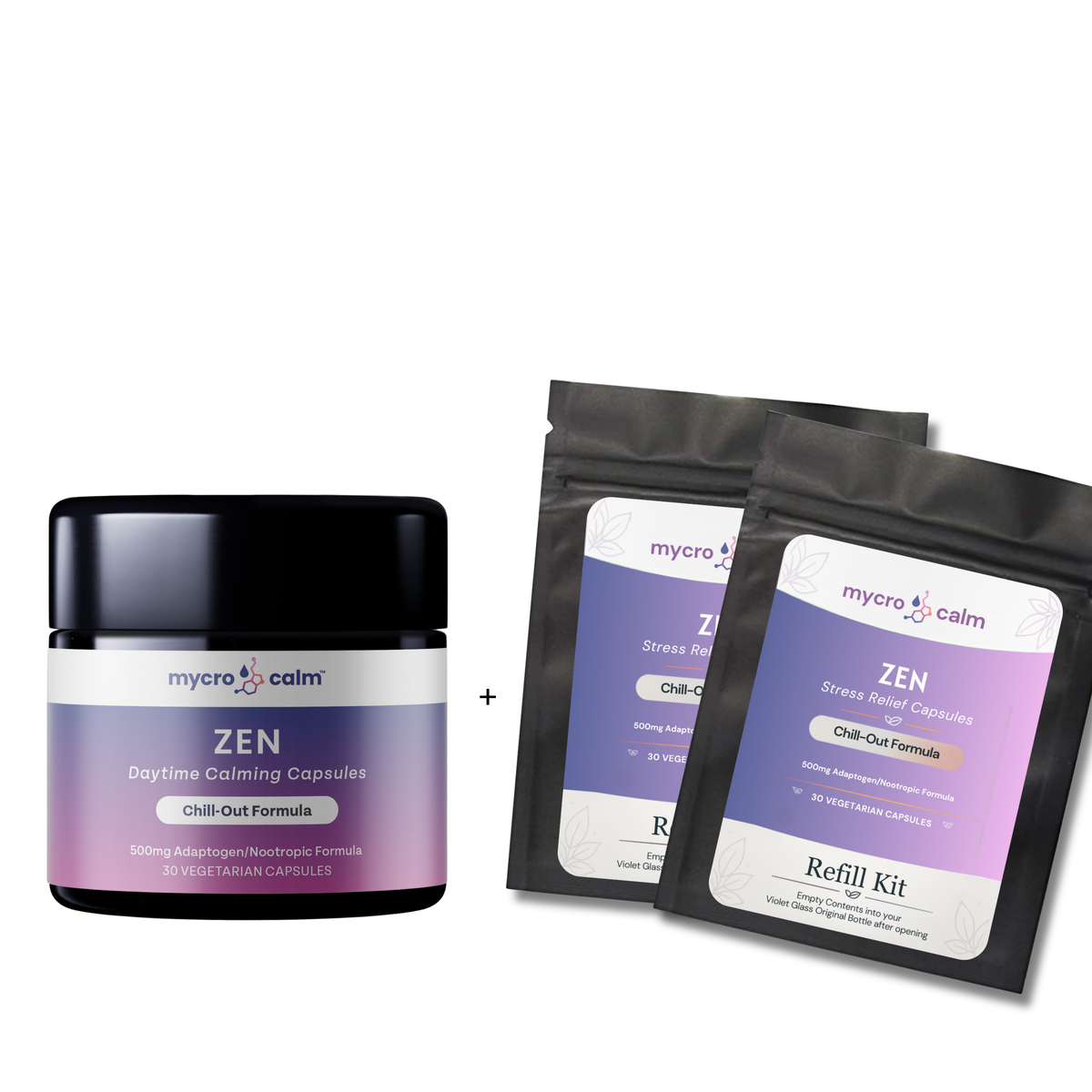 MycroCalm™ Zen Adaptogen Nervous System Calming Capsules