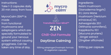 Zen Daytime Calming Capsules (30ct) Adaptogen & Functional Mushroom formula