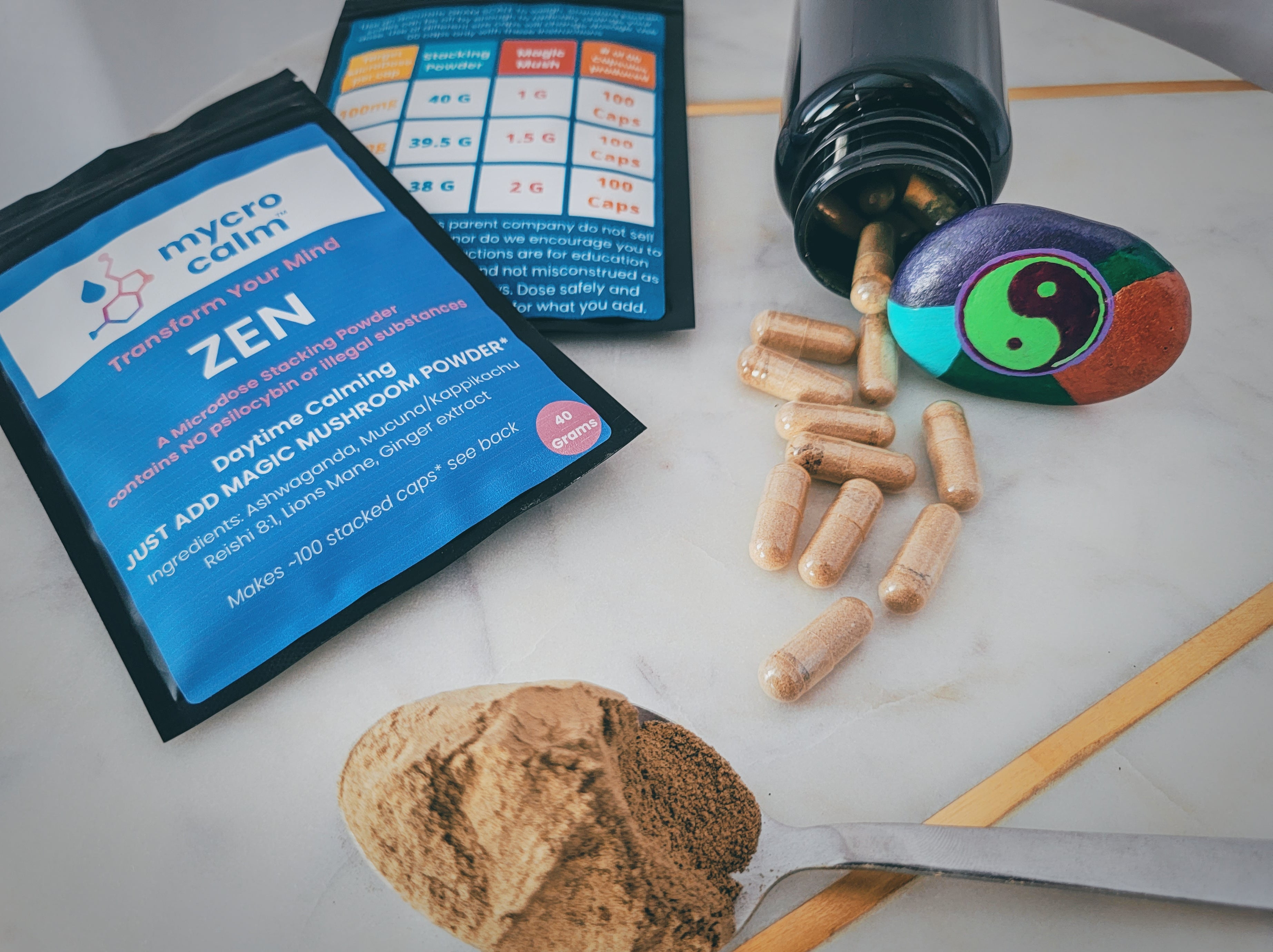 Stackable Powders MycroCalm™ Zen Stacking Powder – mycrodrops